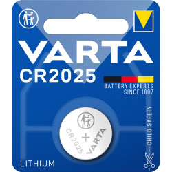 Батарейка Varta ELECTRONICS CR2025 BL1 Lithium 3V (6025) (1/10/100) (1 шт.)