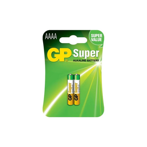 Алкалиновые батарейки GP Super Alkaline 25А АААA - 2 шт. на блистере