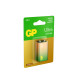 Алкалиновая батарейка GP Ultra Alkaline G-Tech 9V Крона - 1 шт. на блистере
