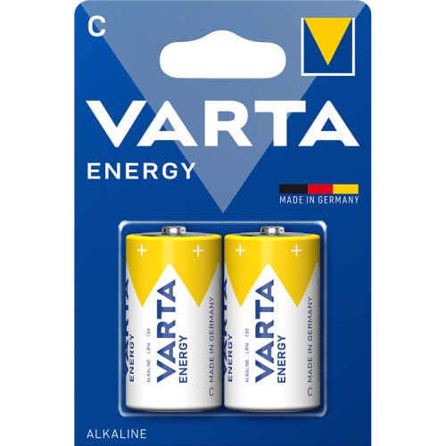 Батарейка Varta ENERGY LR14 C BL2 Alkaline 1.5V (4114) (2/20/200) (2 шт.)