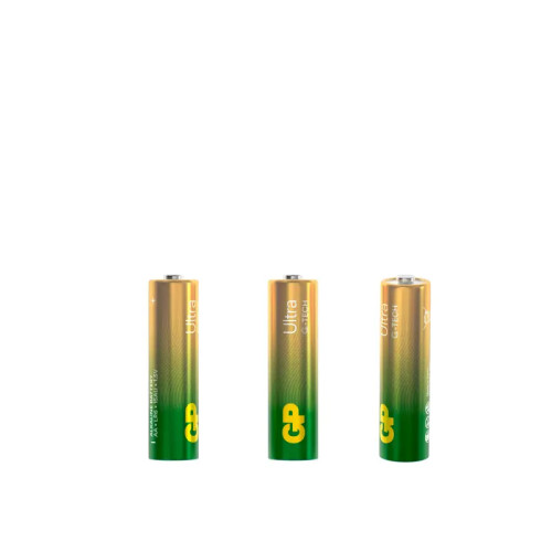 Алкалиновые батарейки GP Ultra Alkaline G-Tech 15А AA - 2 шт. на блистере