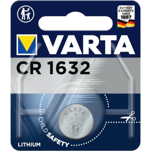 Батарейка CR1632/ Батарейка Varta ELECTRONICS CR1632 BL1 Lithium 3V (6632) (1/10/100) (1 шт.)