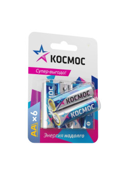 Батарейка/ Батарейка LR6 (AA) 1.5V Alkaline 6BL,