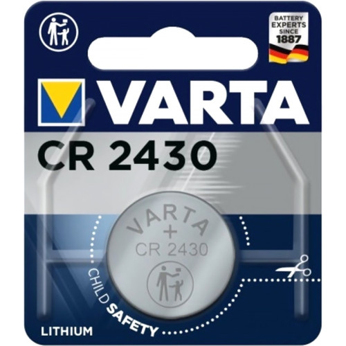 Батарейка CR2430/ Батарейка Varta ELECTRONICS CR2430 BL1 Lithium 3V (6430) (1/10/100) (1 шт.) Батарейка CR2430/ Батарейка Varta ELECTRONICS CR2430 BL1 Lithium 3V (6430) (1/10/100) (1 шт.)