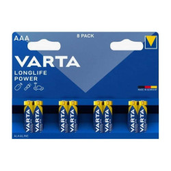Батарейка AAA/ Батарейка Varta LONGLIFE POWER (HIGH ENERGY) LR03 AAA BL8 Alkaline 1.5V (4903) (8/160) (8 шт.)
