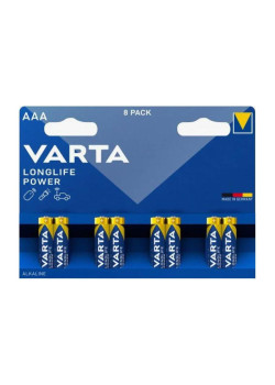Батарейка AAA/ Батарейка Varta LONGLIFE POWER (HIGH ENERGY) LR03 AAA BL8 Alkaline 1.5V (4903) (8/160) (8 шт.)