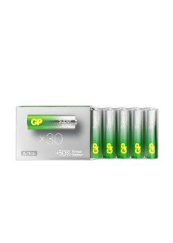 Алкалиновые батарейки GP Super Alkaline 15А АA - 30 шт. в пленке