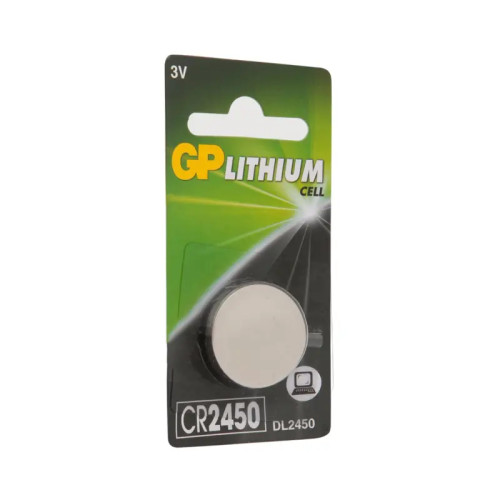 Литиевая дисковая батарейка GP Lithium CR2450 - 1 шт. в блистере