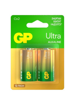Батарея GP Ultra Alkaline 14AUA21-2CRSBC2 C (2шт) блистер