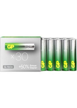 Батарея GP Super Alkaline 24AA21-2CRSWC30 AAA (30шт) спайка