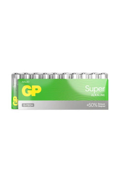 Алкалиновые батарейки GP Super Alkaline 15А АA - 20 шт. в пленке