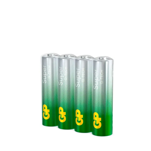 Алкалиновые батарейки GP Super Alkaline G-Tech 15А АA - 4 шт. в пленке (4 шт.) Алкалиновые батарейки GP Super Alkaline G-Tech 15А АA - 4 шт. в пленке (4 шт.)