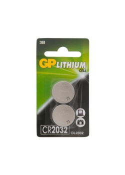 Батарея GP Lithium CR2032 (2шт) блистер