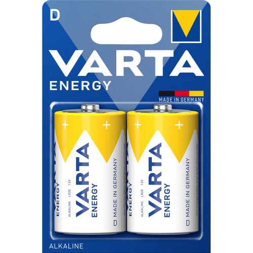 Батарейка/ Батарейка Varta ENERGY LR20 D BL2 Alkaline 1.5V (4120) (2/20/100) (2 шт.)