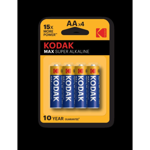 Батарейка/ Батарейка Kodak LR6-4BL MAX SUPER Alkaline [KAA-4] (80/400/17600)