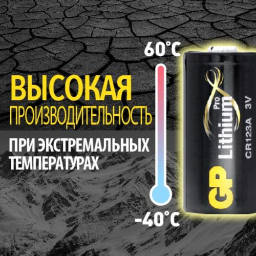 Батарейка литиевая/ Батарейка литиевая CR123AE 3В- 1 шт. в блистере Батарейка литиевая/ Батарейка литиевая CR123AE 3В- 1 шт. в блистере