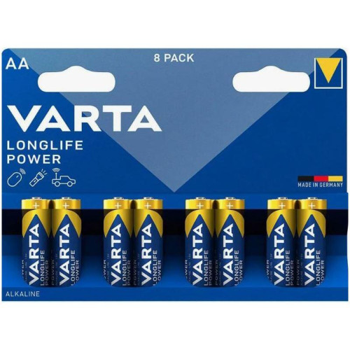 Батарейка Varta LONGLIFE POWER (HIGH ENERGY) LR6 AA BL8 Alkaline 1.5V (4906) (8/160) (8 шт.)