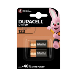 Батарейка CR123A/ Батарейка Duracell CR123A BL2 Lithium 3V (2/20/100) (2 шт.)