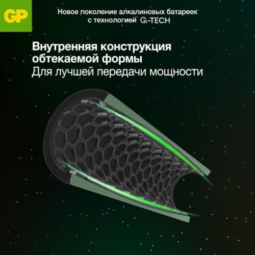 Алкалиновые батарейки GP Super Alkaline 24А ААA - 20 шт. в пленке