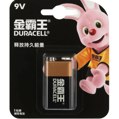 Батарейка Крона/ Батарейка Duracell Basic Крона 6LR61 BL1 Alkaline 9V CN (Китай) (1/12/24) (1 шт.)