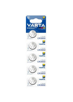 Батарея Varta Energy CR2032 BL5 Lithium 3V CR2032 (5шт) блистер