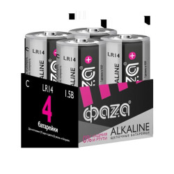 Элемент питания/ Элемент питания LR14 Super Alkaline, блистер,4шт