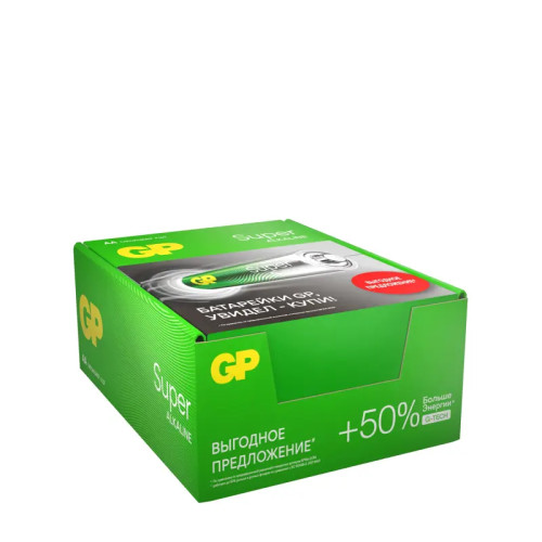 Алкалиновые батарейки GP Super Alkaline G-Tech 15А АA - 4 шт. в пленке (4 шт.) Алкалиновые батарейки GP Super Alkaline G-Tech 15А АA - 4 шт. в пленке (4 шт.)