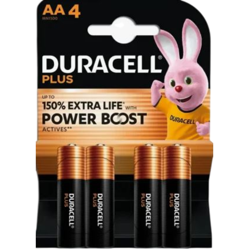 Батарейка AA/ Батарейка Duracell Optimum (Power Boost) LR6 AA BL4 Alkaline 1.5V (4/64/80) (4 шт.)