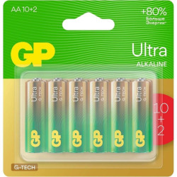 Батарея GP Ultra 15AUA21-2CRSBC12 AA (12шт) блистер
