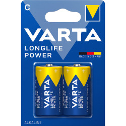 Батарейка/ Батарейка Varta LONGLIFE POWER (HIGH ENERGY) LR14 C BL2 Alkaline 1.5V (4914) (2/20/200) (2 шт.)
