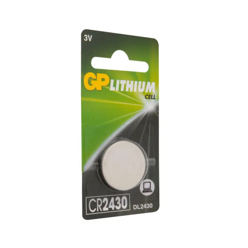 Литиевая дисковая батарейка GP Lithium CR2430 - 1 шт. в блистере