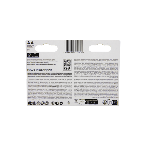 Батарейка AA/ Батарейка Varta LONGLIFE MAX POWER (MAX TECH) LR6 AA BL8 Alkaline 1.5V (4706) (8/160) (8 шт.) Батарейка AA/ Батарейка Varta LONGLIFE MAX POWER (MAX TECH) LR6 AA BL8 Alkaline 1.5V (4706) (8/160) (8 шт.)