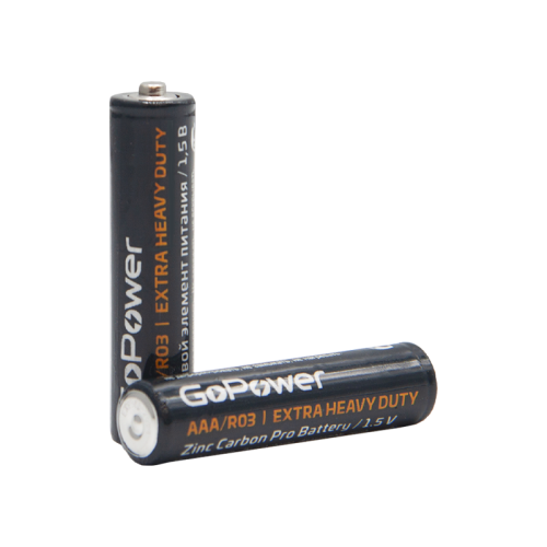 Батарейка GoPower R03 AAA Shrink 4 Heavy Duty 1.5V (4/60/1200) (4 шт.) Батарейка GoPower R03 AAA Shrink 4 Heavy Duty 1.5V (4/60/1200) (4 шт.)