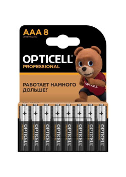 Батарея Opticell Professional AAA AAA (8шт) блистер