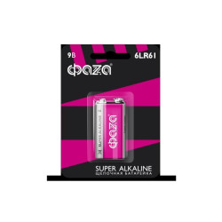 Элемент питания/ Элемент питания, крона 6LR61 Super Alkaline, блистер, 1шт.