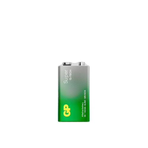 Батарейка алкалиновая/ Батарейка алкалиновая GP Super Alkaline G-Tech 9V Крона - 1 шт. на блистере