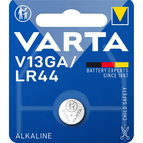 Батарейка/ Батарейка Varta ELECTRONICS G13/LR1154/LR44/357A/A76 BL1 Alkaline 1.5V (4276) (1/10/100) (1 шт.)
