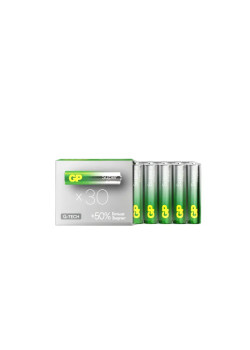 Алкалиновые батарейки GP Super Alkaline G-Tech 24А ААA - 30 шт. в пленке