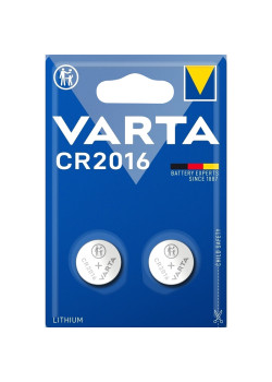 Батарейка CR2016/ Батарейка Varta ELECTRONICS CR2016 BL2 Lithium 3V (6016) (2/20/200) (2 шт.)