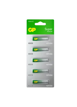 Алкалиновые батарейки GP Super Alkaline G-Tech 24А ААA - 1 шт. на отрывных блистерах