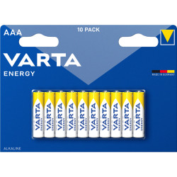 Батарейка AAA/ Батарейка Varta ENERGY LR03 AAA BL10 Alkaline 1.5V (4103) (10/200) (10 шт.)