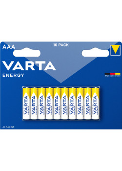 Батарейка AAA/ Батарейка Varta ENERGY LR03 AAA BL10 Alkaline 1.5V (4103) (10/200) (10 шт.)