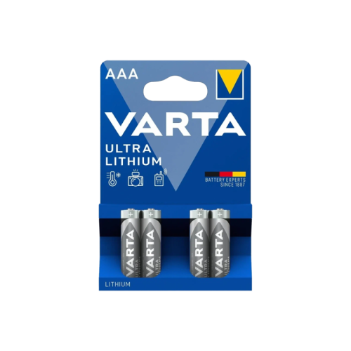 Батарейка AAA/ Батарейка Varta ULTRA FR03 AAA BL4 Lithium 1.5V (6103) (4/40/200) (4 шт.)