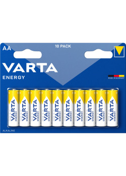 Батарейка AA/ Батарейка Varta ENERGY LR6 AA BL10 Alkaline 1.5V (4106) (10/200/36000) (10 шт.)