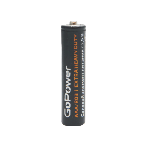 Батарейка GoPower R03 AAA Shrink 4 Heavy Duty 1.5V (4/60/1200) (4 шт.) Батарейка GoPower R03 AAA Shrink 4 Heavy Duty 1.5V (4/60/1200) (4 шт.)