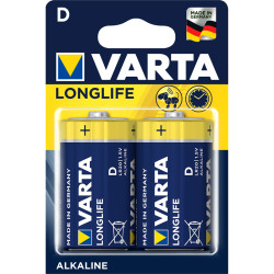 Батарейка/ Батарейка Varta LONGLIFE LR20 D BL2 Alkaline 1.5V (4120) (2/20/100) (2 шт.)