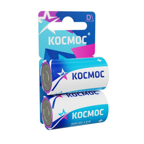 Батарейка/ Батарейка R20 (D) 1.5V Zinc carbon 2BL