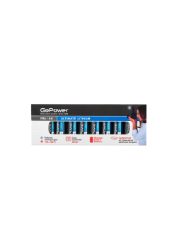 Батарейка GoPower FR6 AA BOX10 Lithium 1.5V