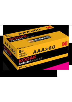 Батарейка/ Батарейка LR03-60 (4S) colour box XTRALIFE Alkaline [K3A-60] (60/1200/38400)