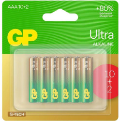 Батарея GP Ultra 24AUA21-2CRSBC12 AAA (12шт) блистер